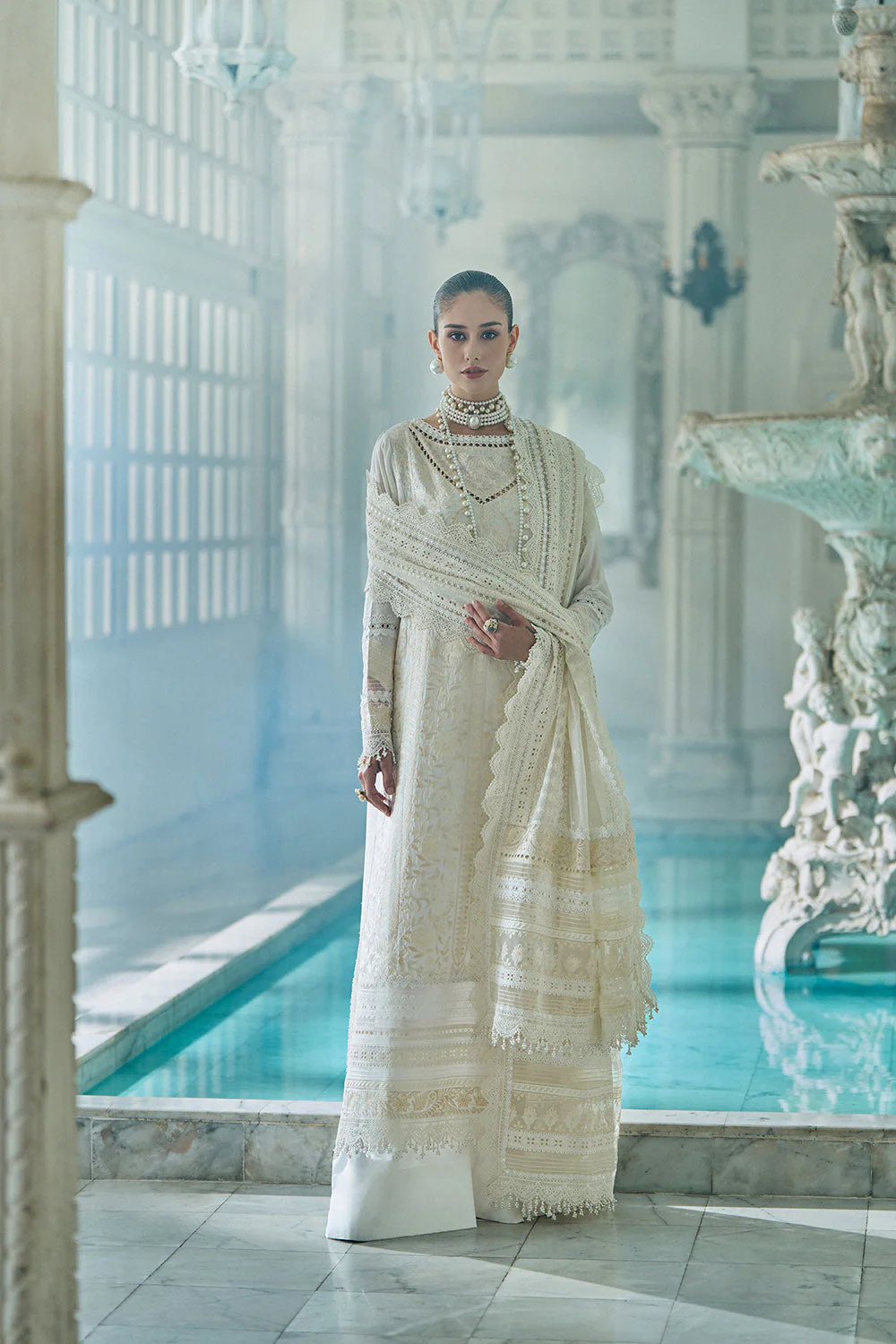 Design 9A Luxury Lawn Eid Edition 2026 Unstitched - Image 2