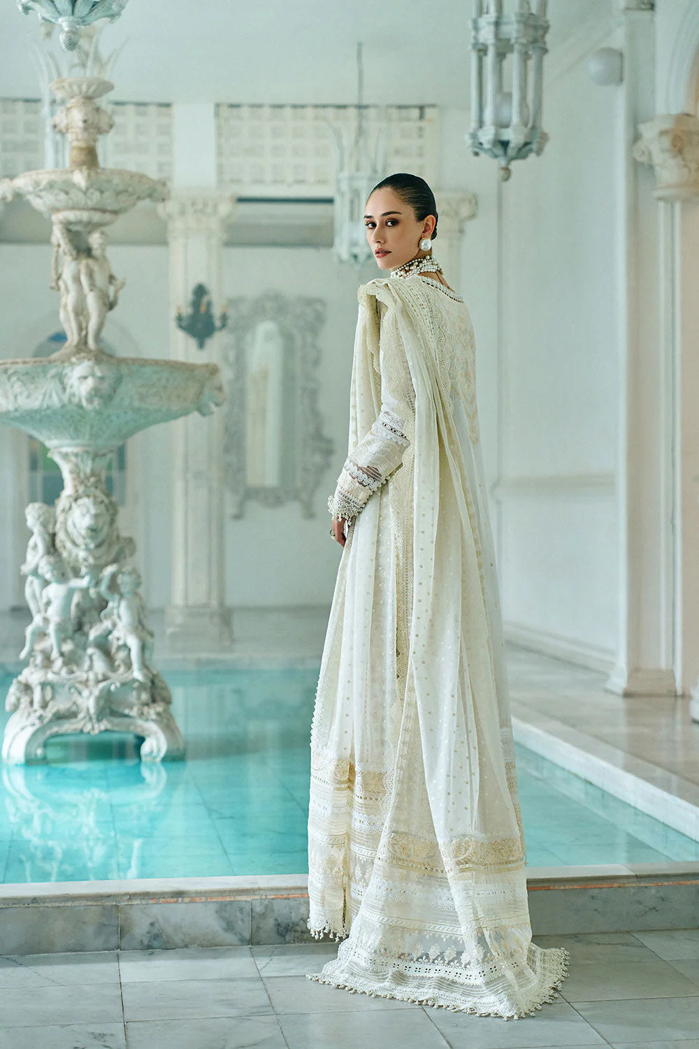 Design 9A Luxury Lawn Eid Edition 2026 Unstitched - Image 3
