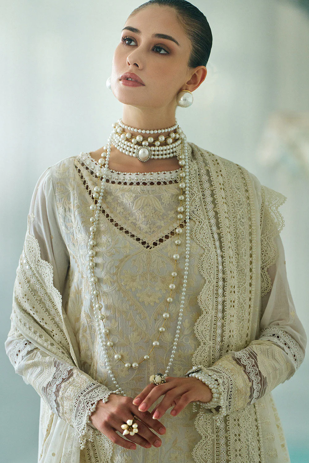 Design 9A Luxury Lawn Eid Edition 2026 Unstitched - Image 6