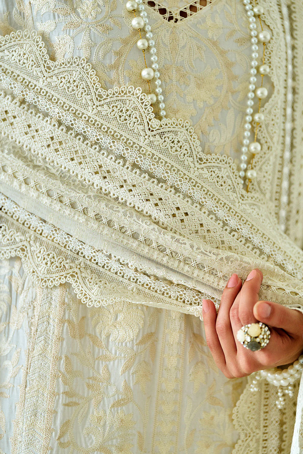 Design 9A Luxury Lawn Eid Edition 2026 Unstitched - Image 8